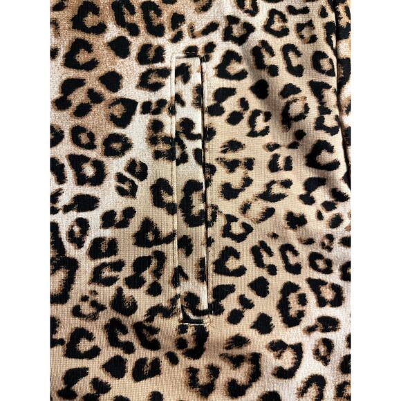 Chico’s Animal Print Ponte stretch so slimming Juliet Ankle Pant Size .5 S Sand - Picture 9 of 13